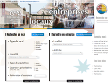 Tablet Screenshot of bourse-entreprises-locaux.cma94.com